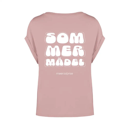 Oversize Damen Shirt sommermädel backprint