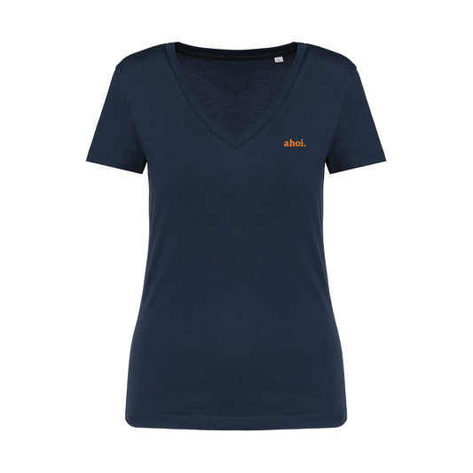 Damen Shirt V-Ausschnitt ahoi