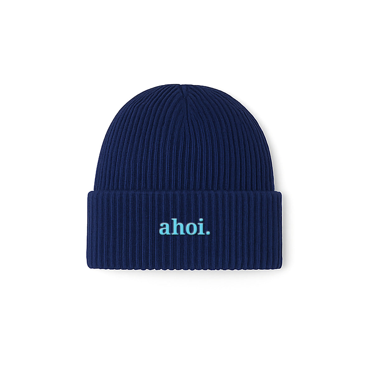 meeresbrise Organic Oversized Beanie ahoi