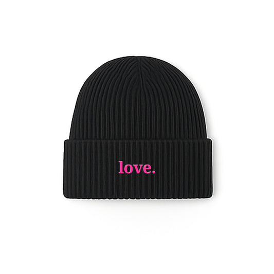 meeresbrise Organic Oversized Beanie love