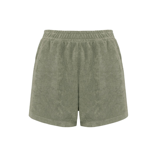 Frottee Damen Short sea salt sun