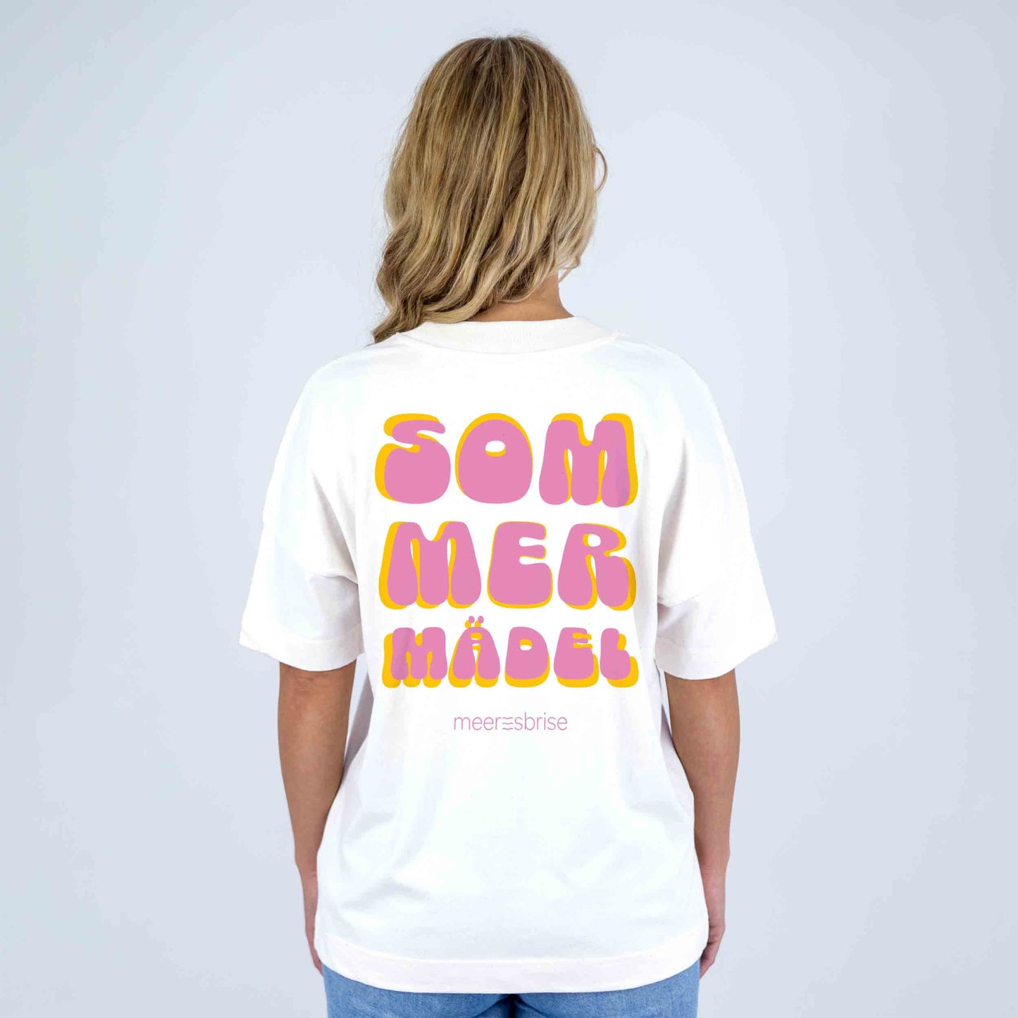 Oversize Damen Shirt sommermädel backprint