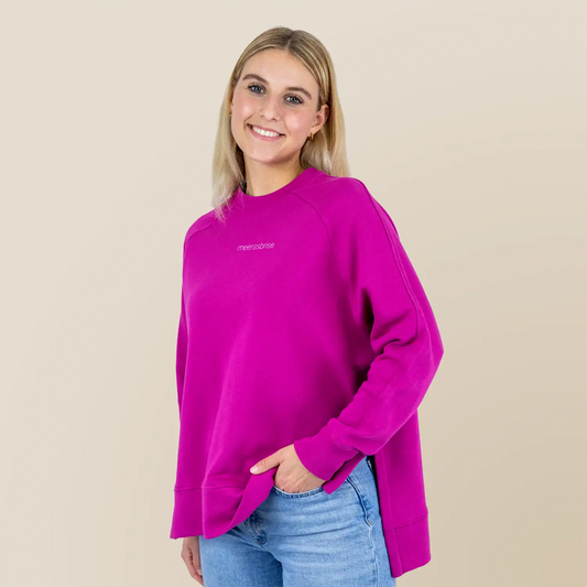 Sweatshirt Sidecut sommermädel backprint Puff