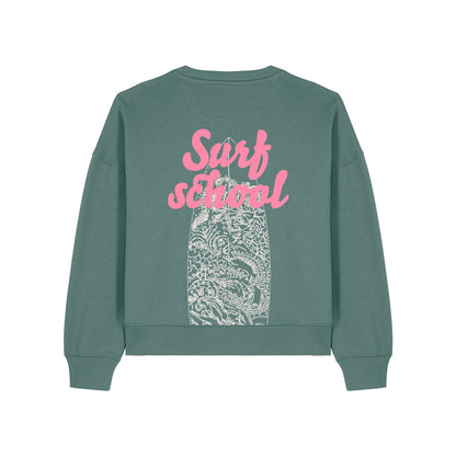 Oversize Damen Sweatshirt Surf School