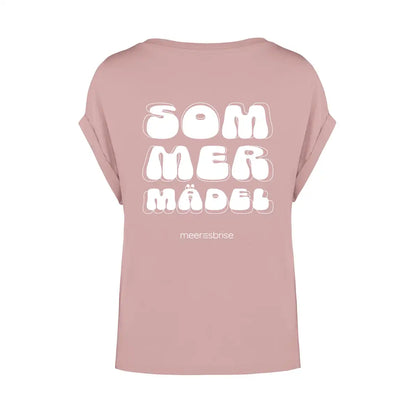 Oversize Damen Shirt sommermädel backprint
