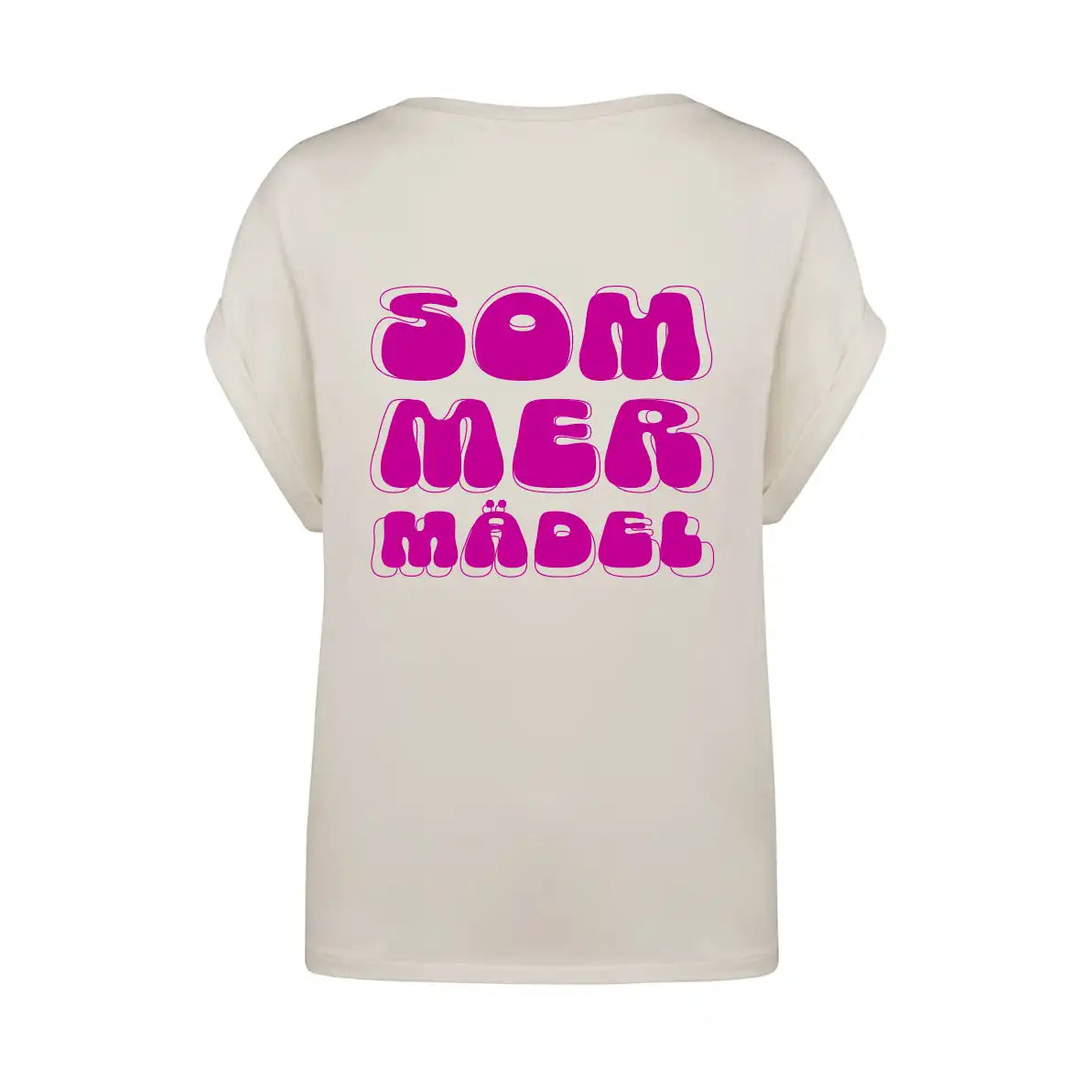 Oversize Damen Shirt sommermädel backprint