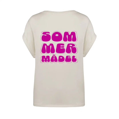 Oversize Damen Shirt sommermädel backprint