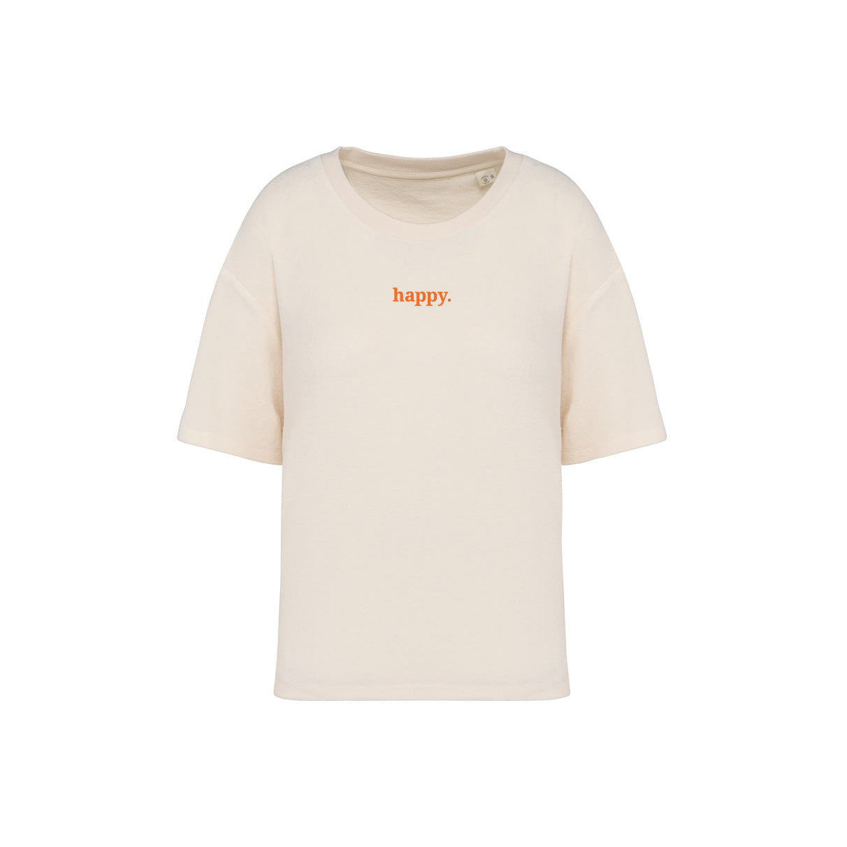 Frottee Damen Shirt happy