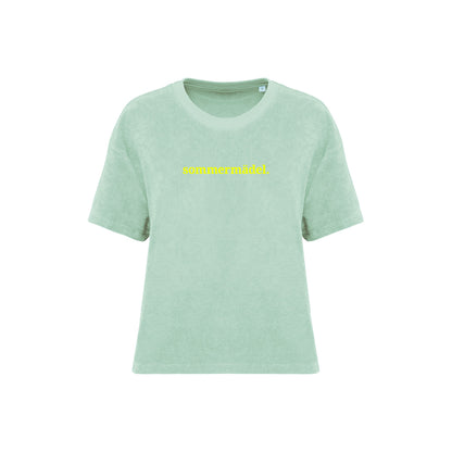 Frottee Damen Shirt sommermädel