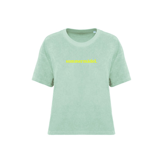 Frottee Damen Shirt sommermädel