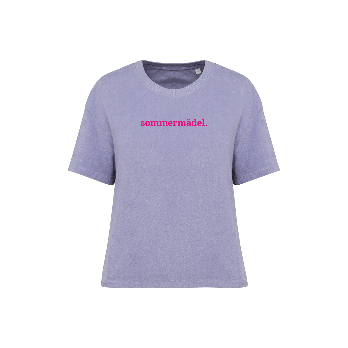 Frottee Damen Shirt sommermädel