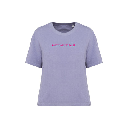 Frottee Damen Shirt sommermädel