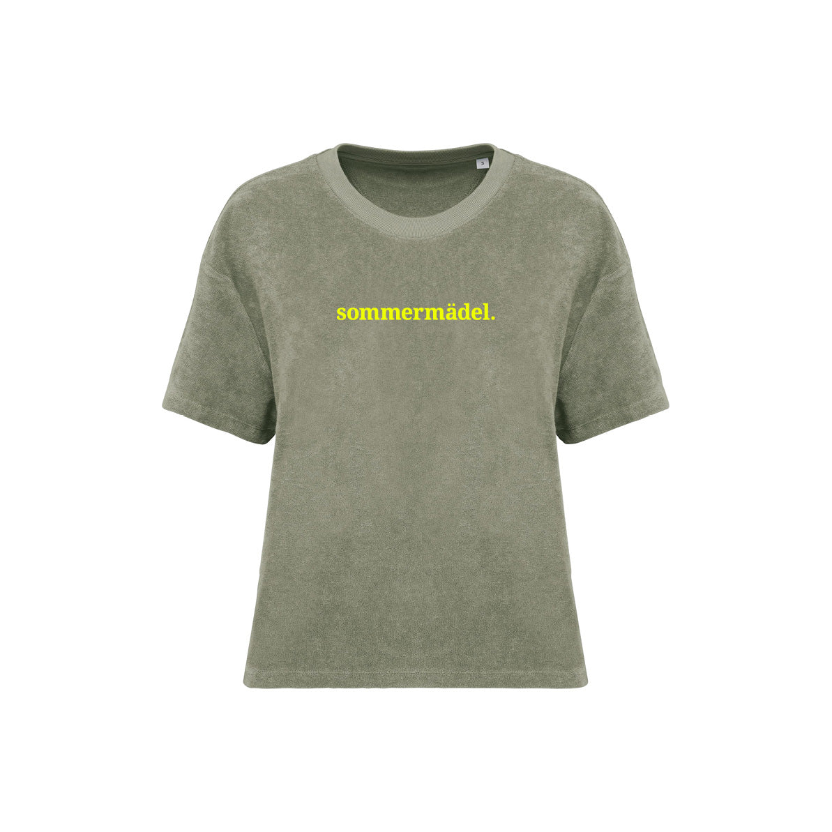 Frottee Damen Shirt sommermädel