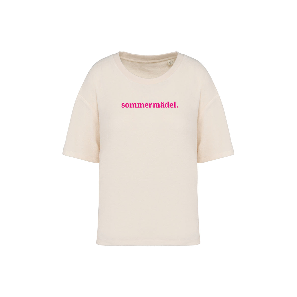 Frottee Damen Shirt sommermädel