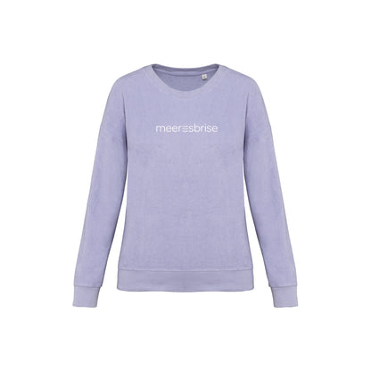 Frottee Damen Longsleeve meeresbrise