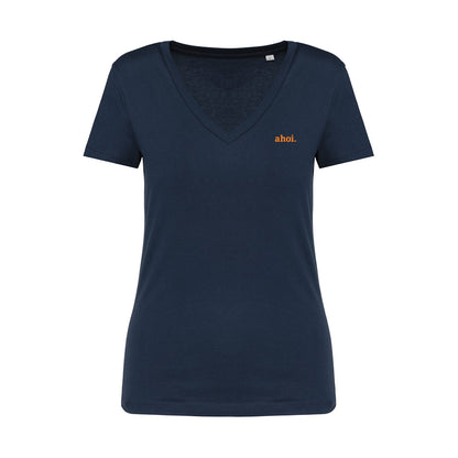 Damen Shirt V-Ausschnitt ahoi