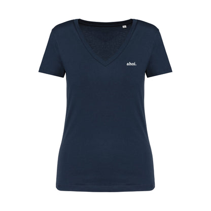 Damen Shirt V-Ausschnitt ahoi