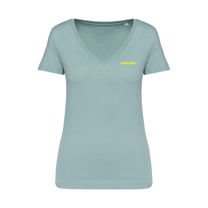 Damen Shirt V-Ausschnitt summer