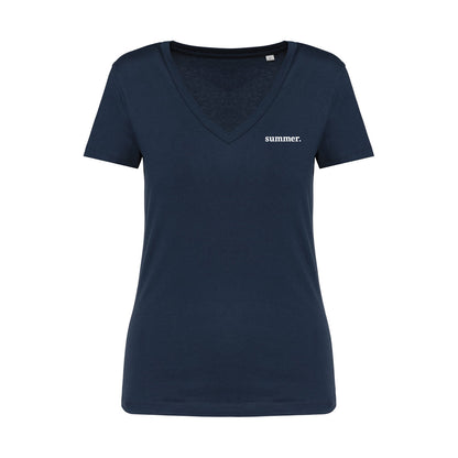 Damen Shirt V-Ausschnitt summer