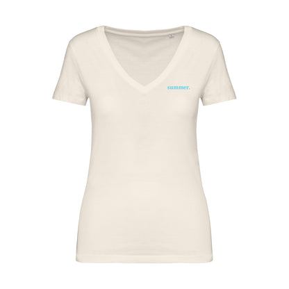 Damen Shirt V-Ausschnitt summer