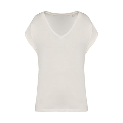 Loose Fit Damen V-Shirt