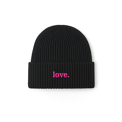 meeresbrise Organic Oversized Beanie love