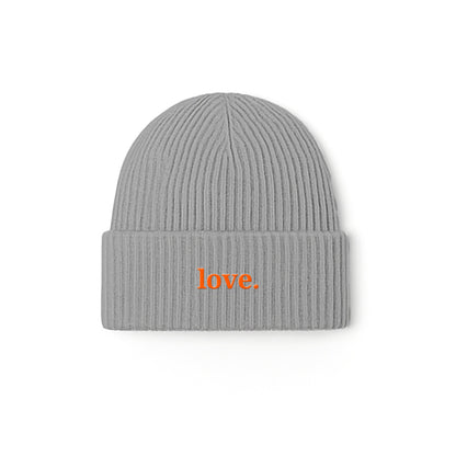 meeresbrise Organic Oversized Beanie love