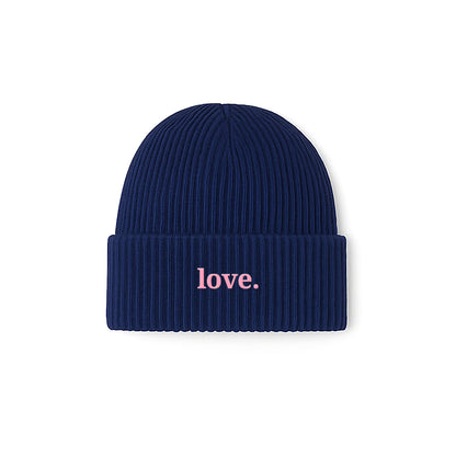 meeresbrise Organic Oversized Beanie love