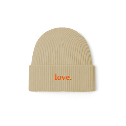 meeresbrise Organic Oversized Beanie love