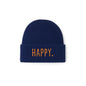 meeresbrise Organic Oversized Beanie HAPPY