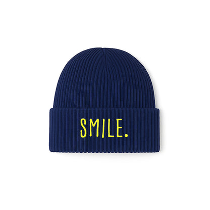 meeresbrise Organic Oversized Beanie SMILE