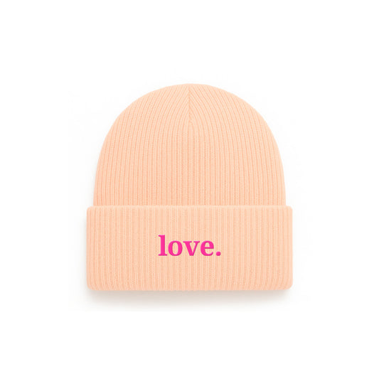 Colorful Soft Beanie love