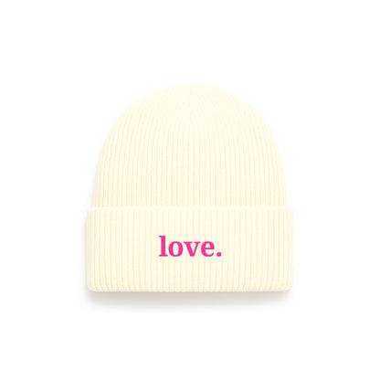 Colorful Soft Beanie love