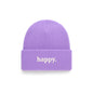 Colorful Soft Beanie happy