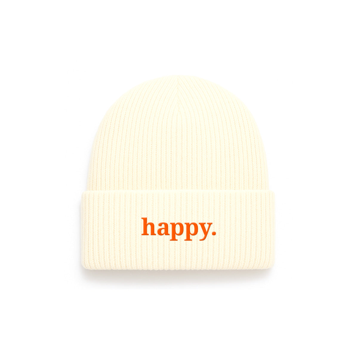 Colorful Soft Beanie happy