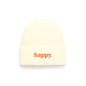 Colorful Soft Beanie happy