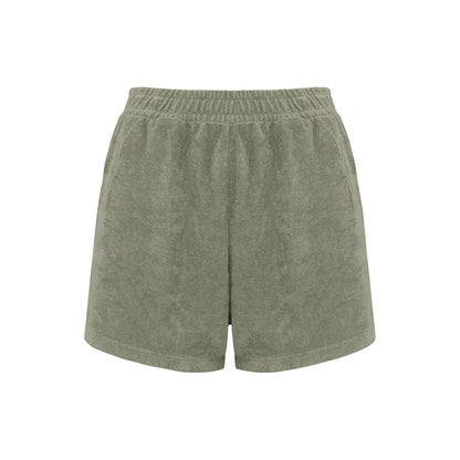 Frottee Damen Short sea salt sun