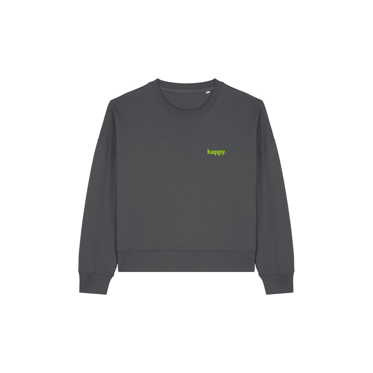 Oversize Damen Sweatshirt happy