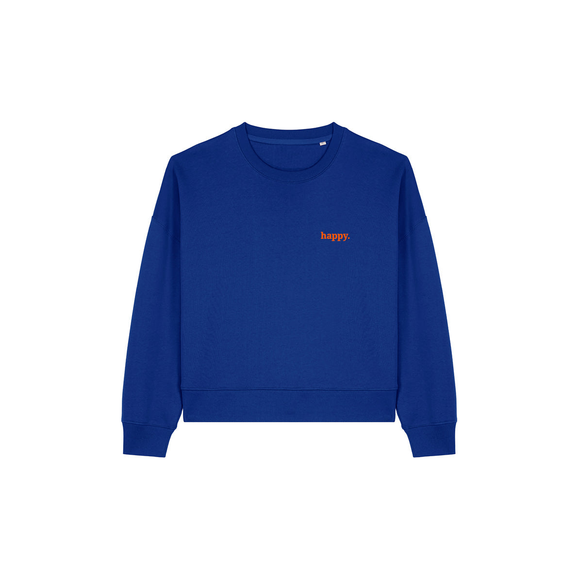 Oversize Damen Sweatshirt happy