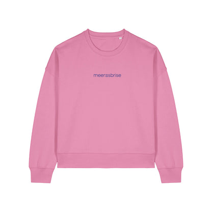 Oversize Damen Sweatshirt sea salt sun