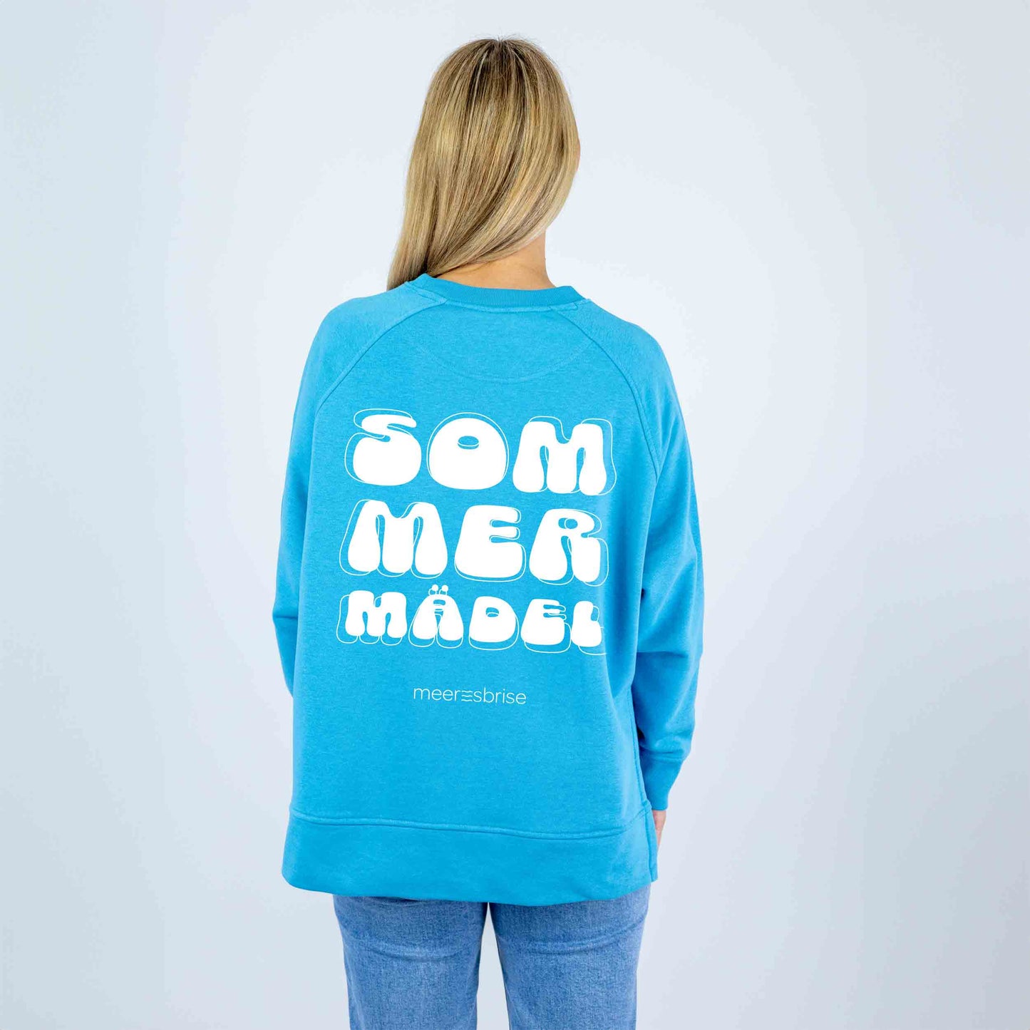 Sweatshirt Sidecut sommermädel backprint Puff