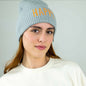 meeresbrise Organic Oversized Beanie HAPPY