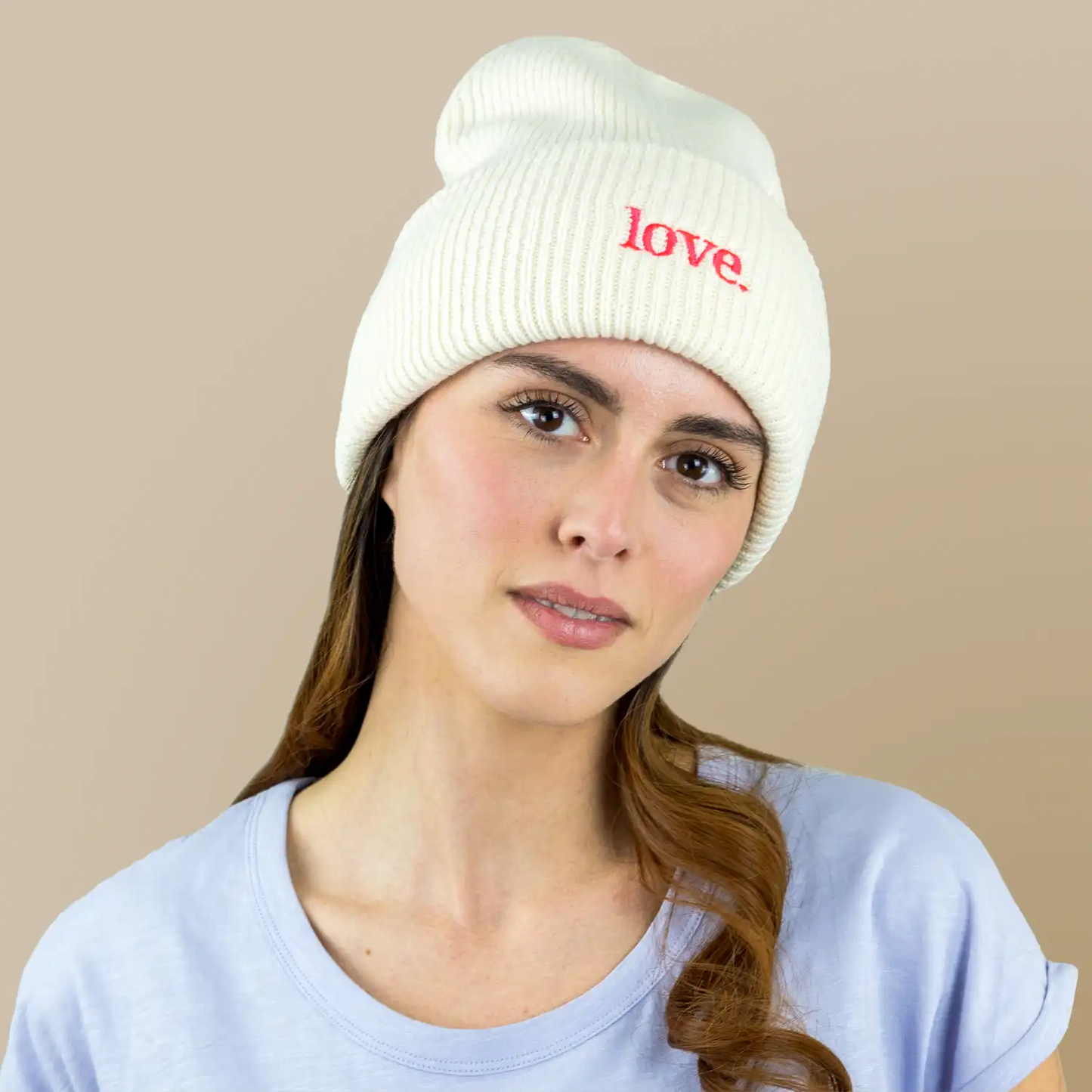 Colorful Soft Beanie love