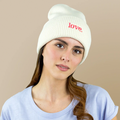 Colorful Soft Beanie love