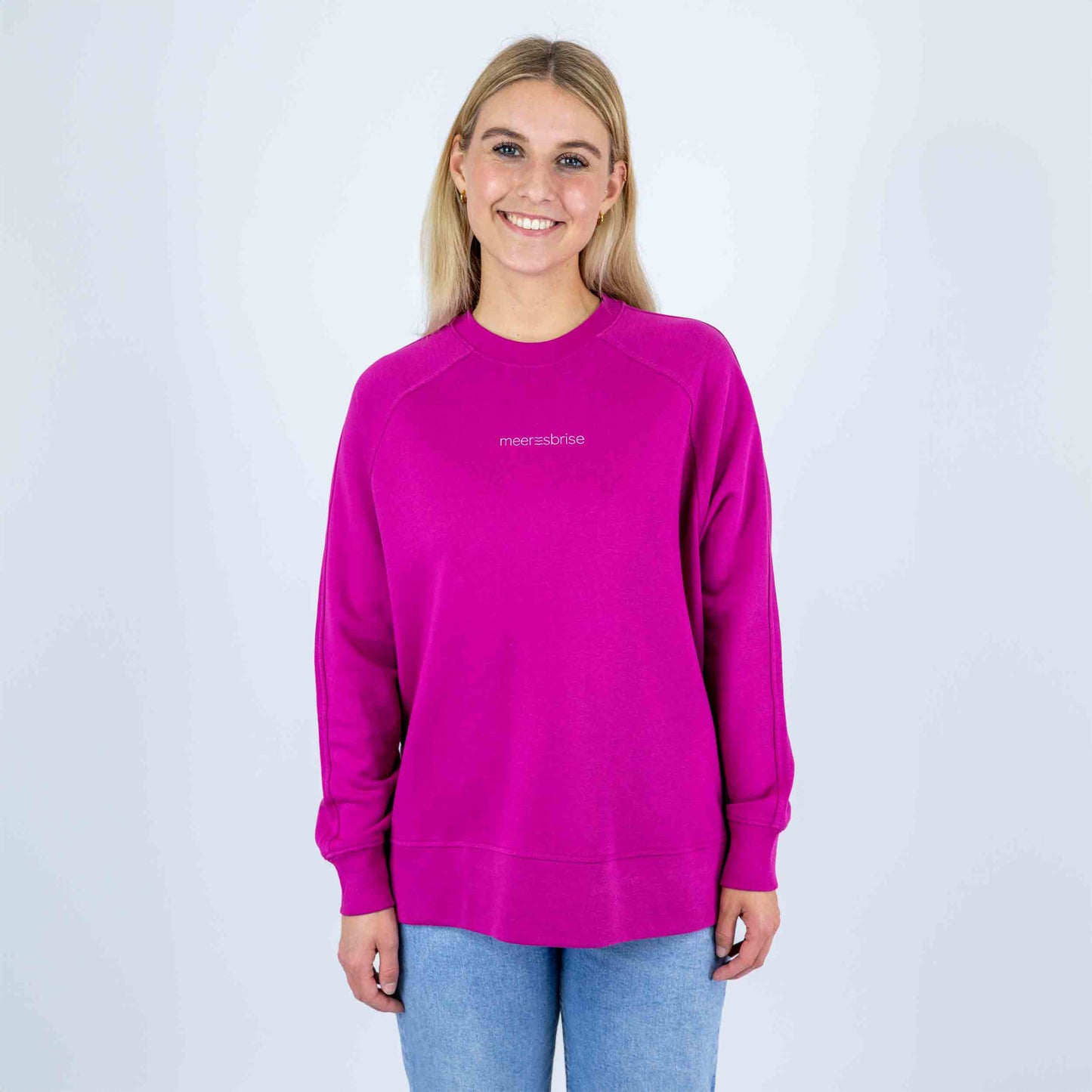 Sweatshirt Sidecut sommermädel backprint Puff