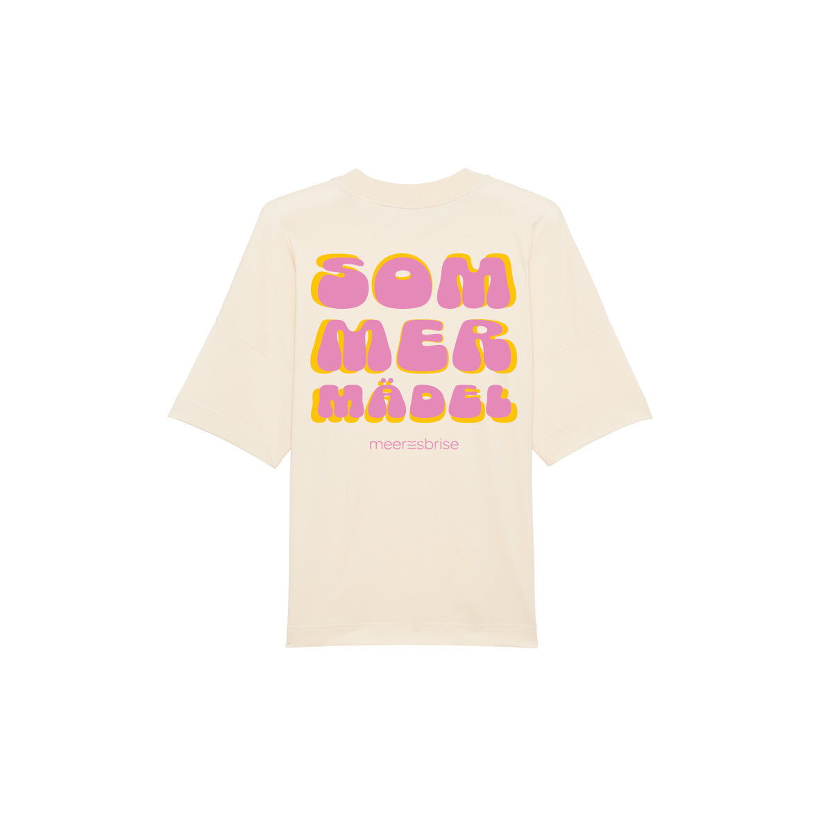 Oversize Damen Shirt sommermädel backprint