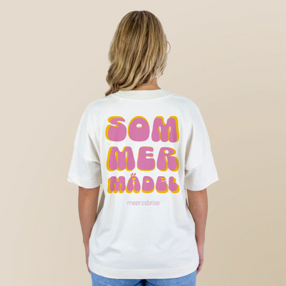 Oversize Damen Shirt sommermädel backprint