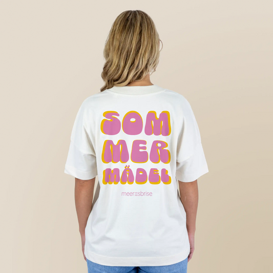 Oversize Damen Shirt sommermädel backprint