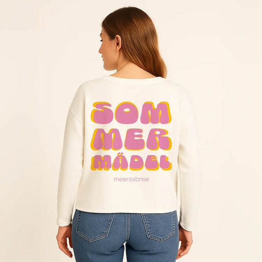 Light Summer Sweat sommermädel backprint