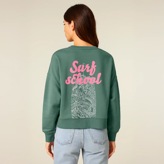 Oversize Damen Sweatshirt Surf School